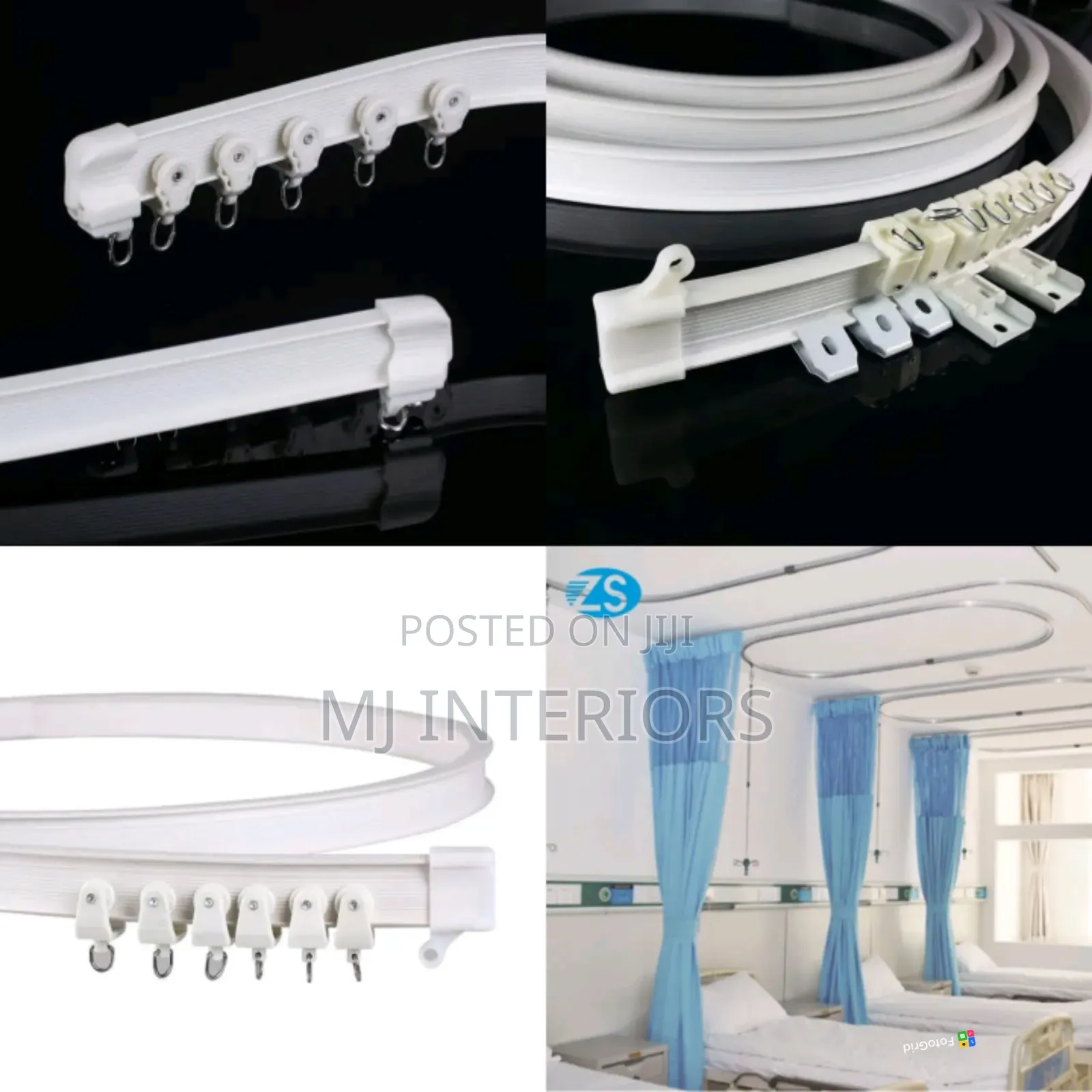 Bendable Curtain Rail With All Accessories
