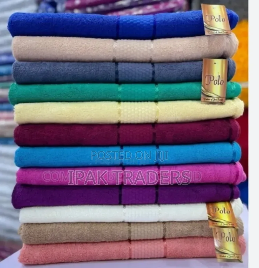 His Coloured Towel Cotton 
 Highly Absorbent 90×165