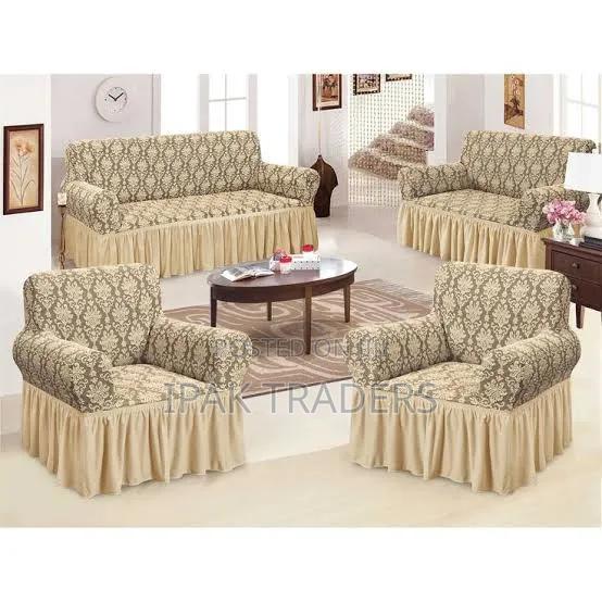 Imported Jacquard and Bubbles Loose Covers 7seater
