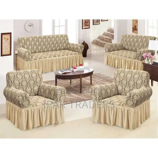 Imported Jacquard and Bubbles Loose Covers 7seater