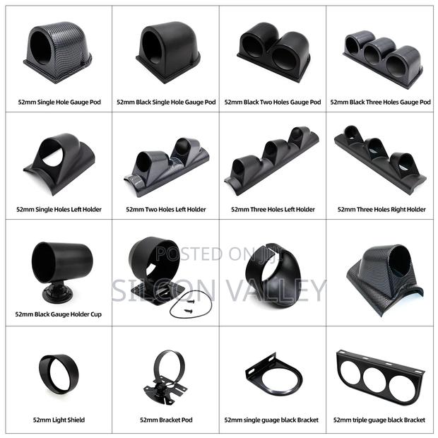 52mm Car Gauge Pod Universal Single Double Triple Car Meters Holder