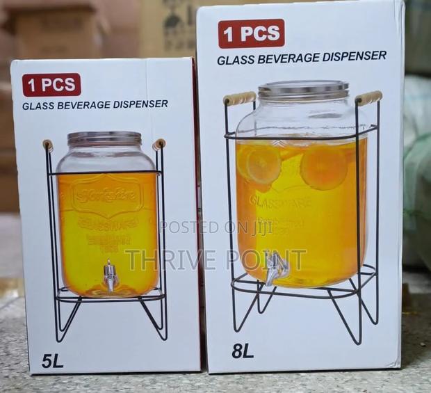 Glass Juice Dispenser
