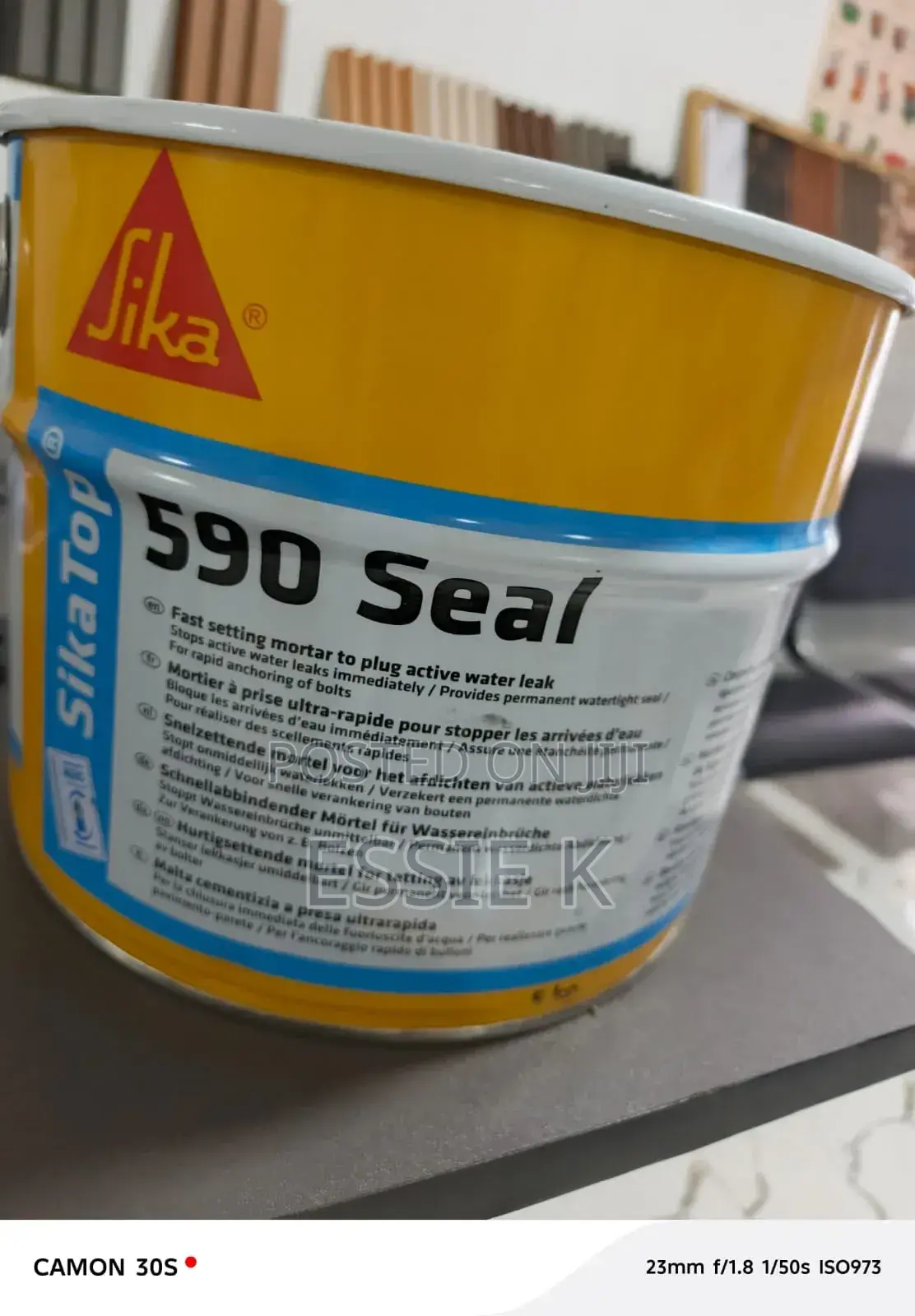 Crystalline Sika Top 590 Plug