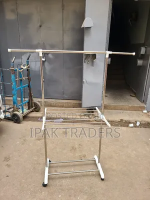 *H-Type Home Multi-Functional Clothes Rack With Wheels