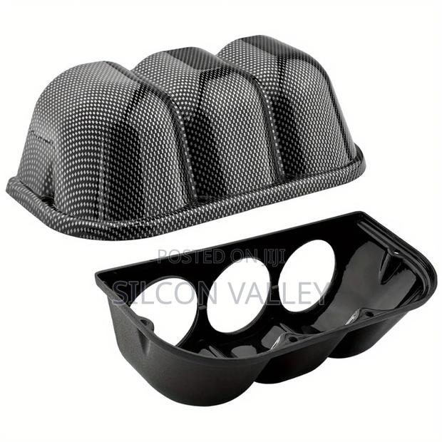 Triple Gauge Holder With Carbonfiber Print