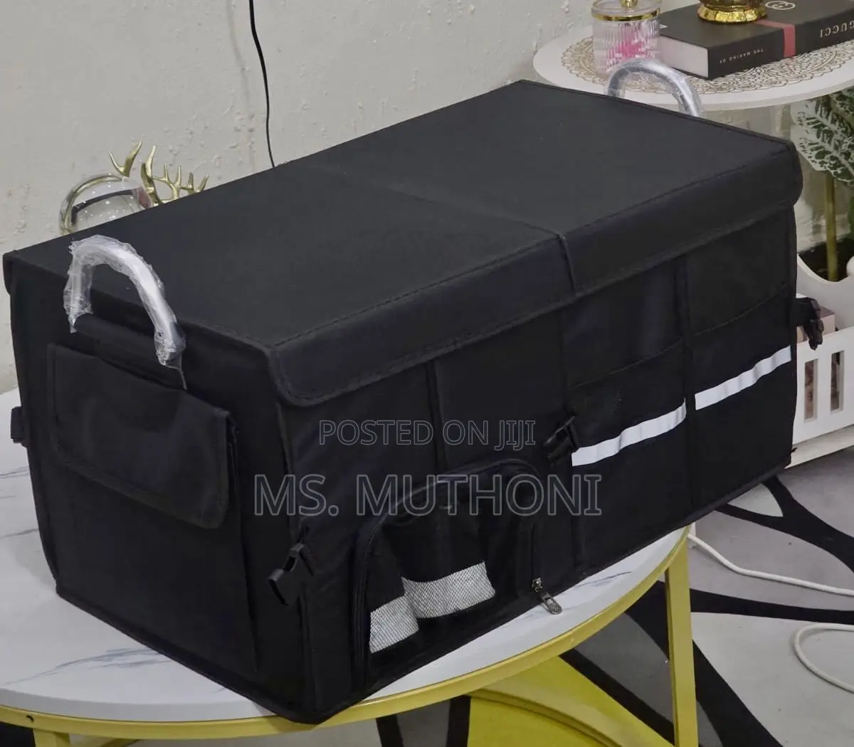 Collapsible Car Trunk / Boot Organizer With Shoe Compartment