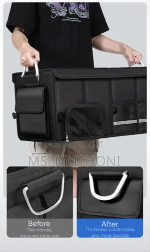 Collapsible Car Trunk / Boot Organizer With Shoe Compartment