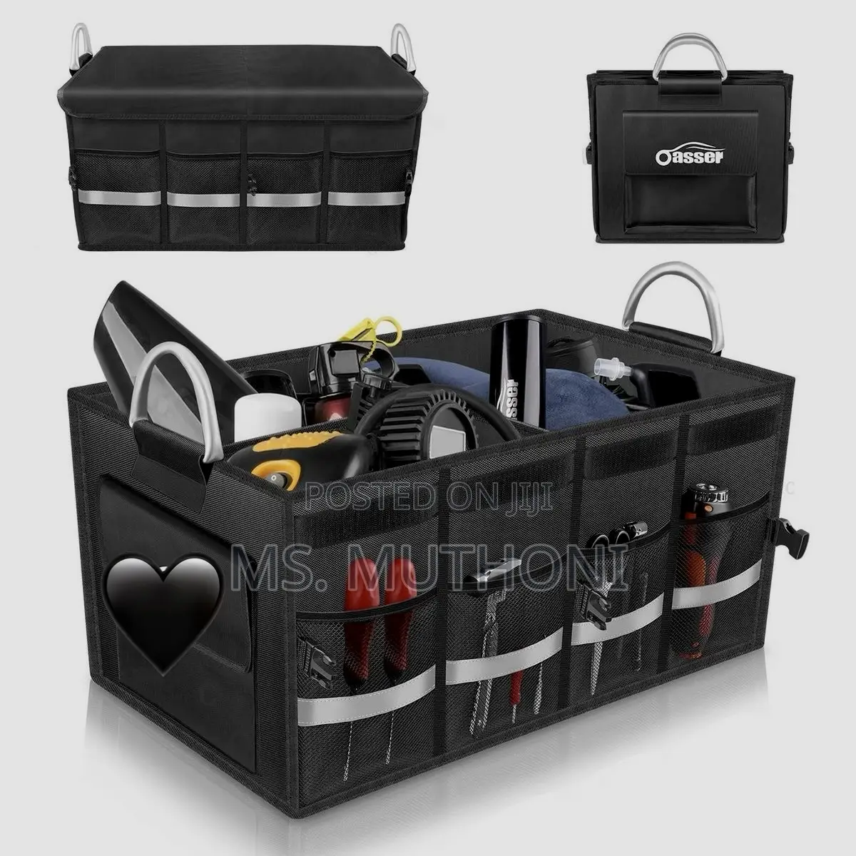Collapsible Premium Heavy Duty Car Boot Organizer