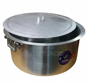 Aluminium Sufuria 55l Heavy Duty for Caterers