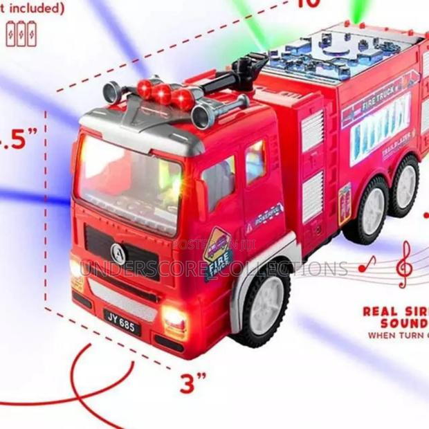 Classy Toy Firetruck With Lights - main view