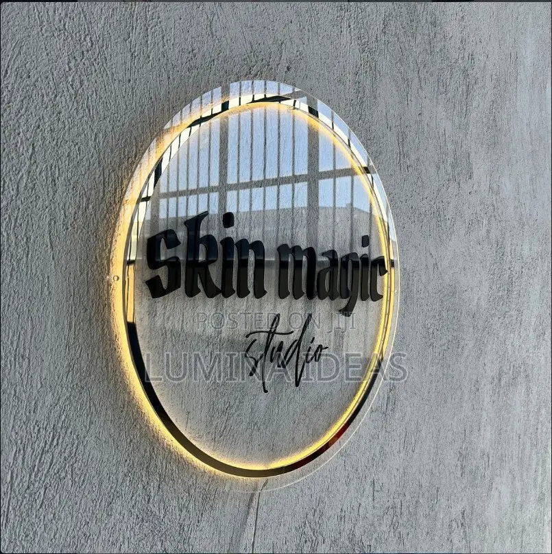Premium Custom Backlit Acrylic Sign – 3d Led Illuminated