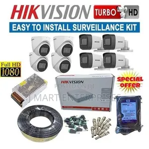 Hikvision 1080p CCTV System - 8 Cameras, 8ch Dvr, 1 Tb, Night Vision