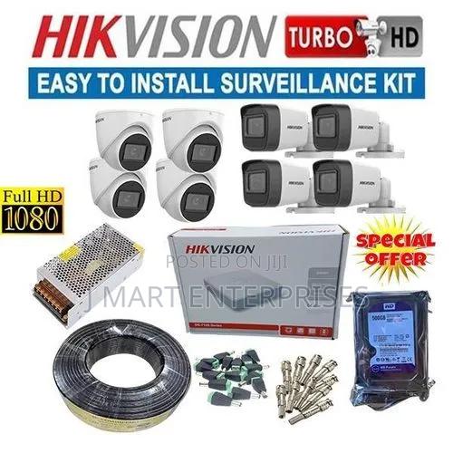 Hikvision 1080p CCTV System - 8 Cameras, 8ch Dvr, 1 Tb, Night Vision