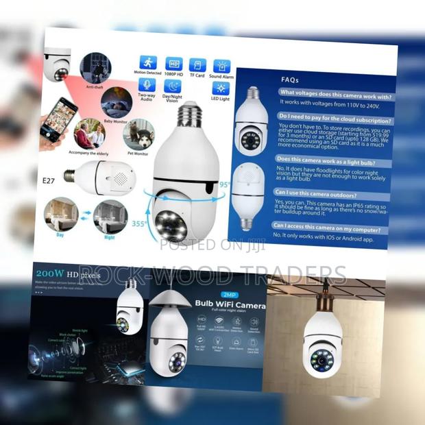 Rotating Wifi Camera Bulb