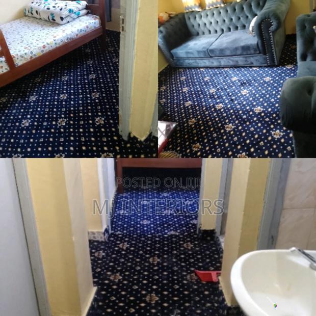 Executive Vip Wall to Wall Blue Dotted