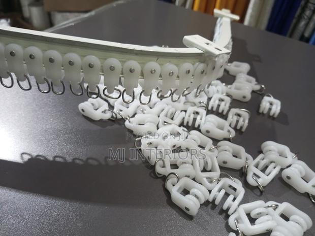 Bendable Curtain Rails (Flexible) – Perfect for Any Window Shape