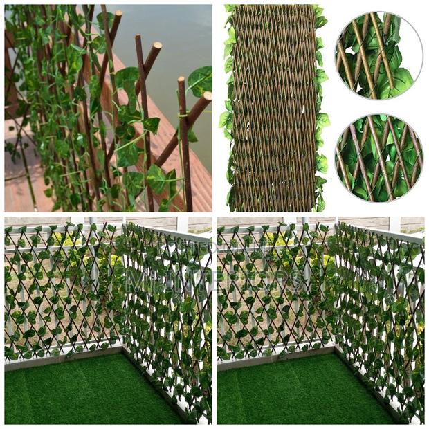 Foldable Artificial Ivy Fence – Expandable Privacy Panel for Home