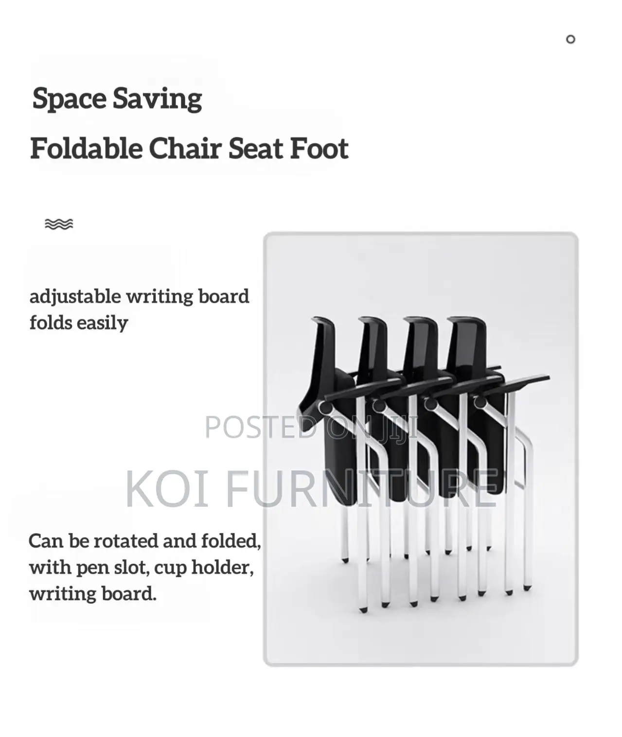 Office Chair : Nova Foldable Training Office Chair
