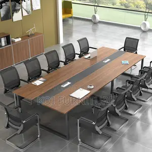 Office Table : Nevo45 2.4-Meter Modern Boardroom Office Table