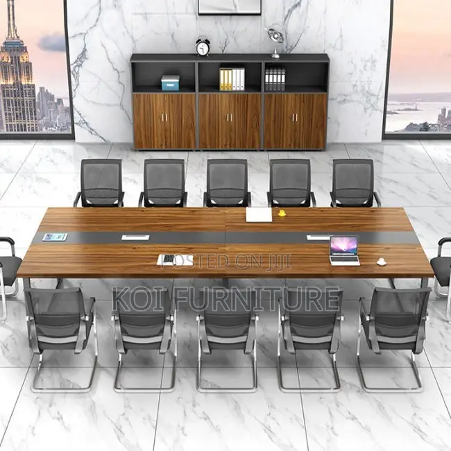 Office Table : Nevo45 2.4-Meter Modern Boardroom Office Table