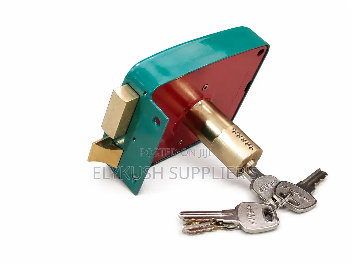Premium Heavy Duty Rim Door Lock With Brass Cylinder