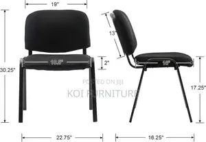 Office Chair : Toky0 Black Tosca Office Visitors Chair