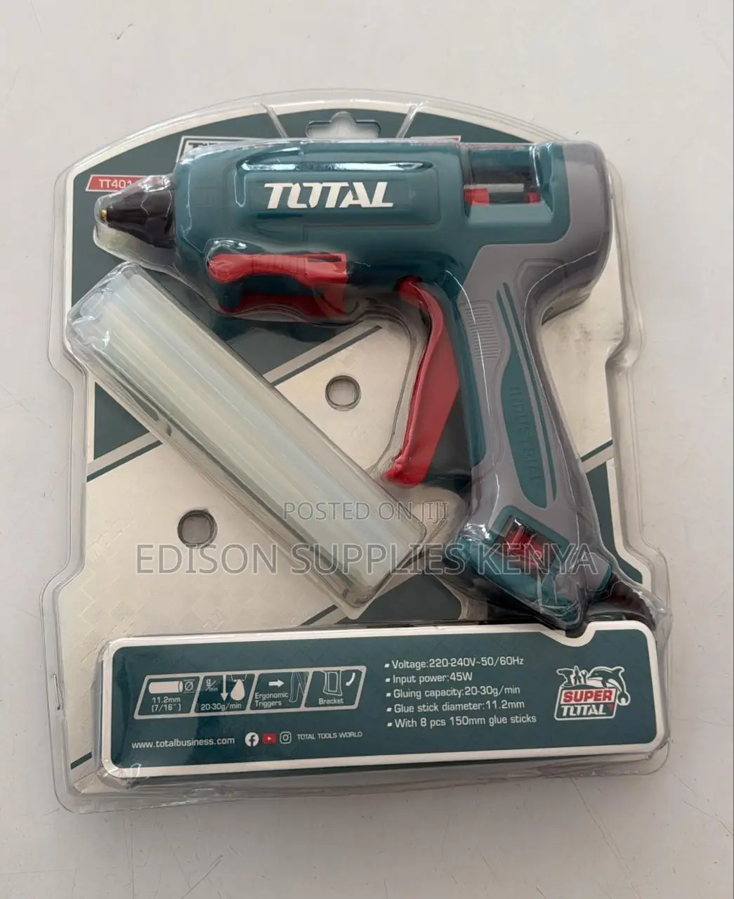 Glue Gun Heavy Duty Hot Melt 250 Watts (45watts) + 8 Free Glue Sticks