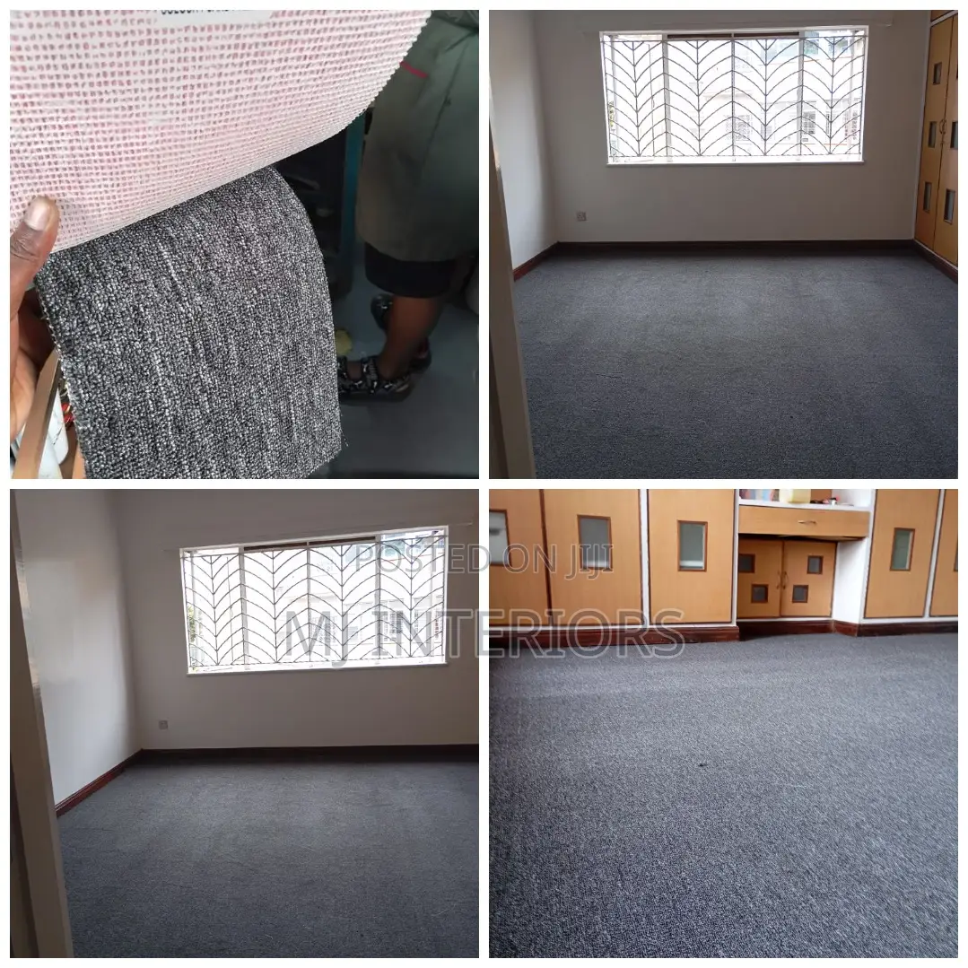 Non-Slip Grey Delta Carpet Installationt