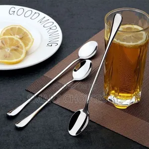 Set of 6 Long Tea Spoons