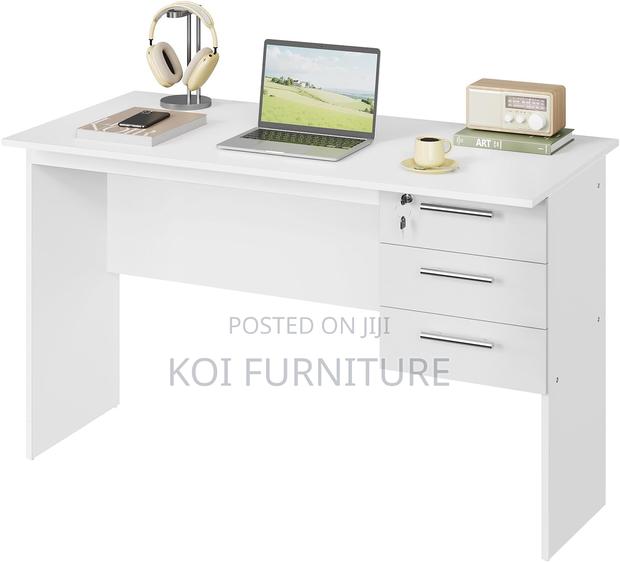 Office Desk : 1.2m-Mone1 Study Desk - (White) - thumbnail 4