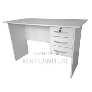 Office Desk : 1.2m-Mone1 Study Desk - (White)