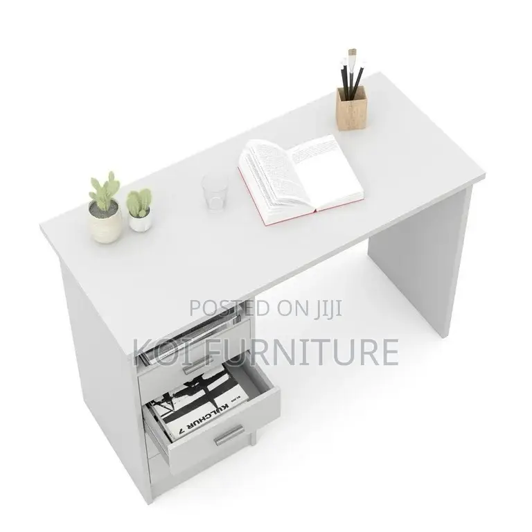 Office Desk : 1.2m-Mone1 Study Desk - (White)