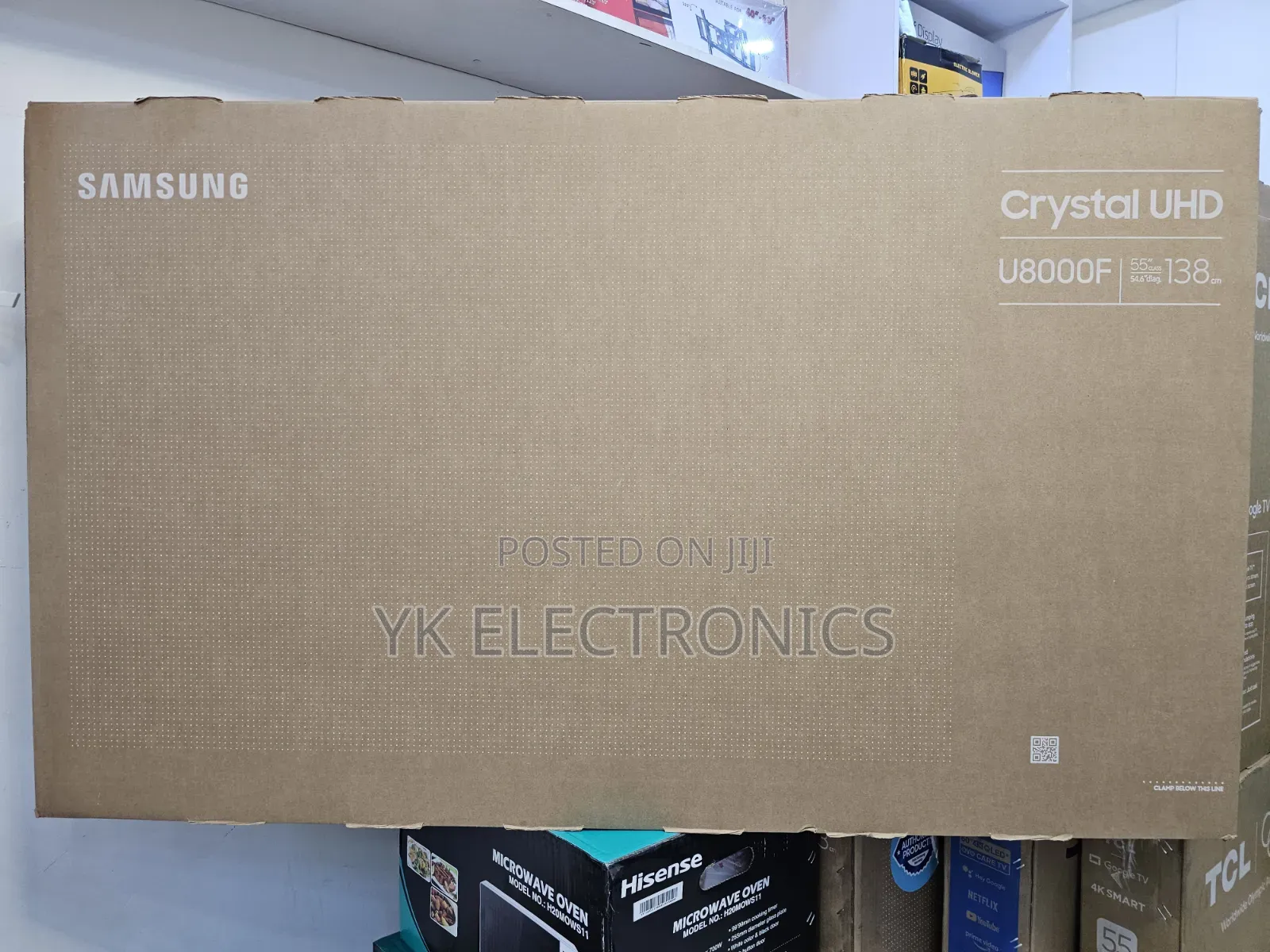 Samsung 55 Inch Crystal Uhd Smart Tv –Ua55u8000f Ultra Hd, Smart