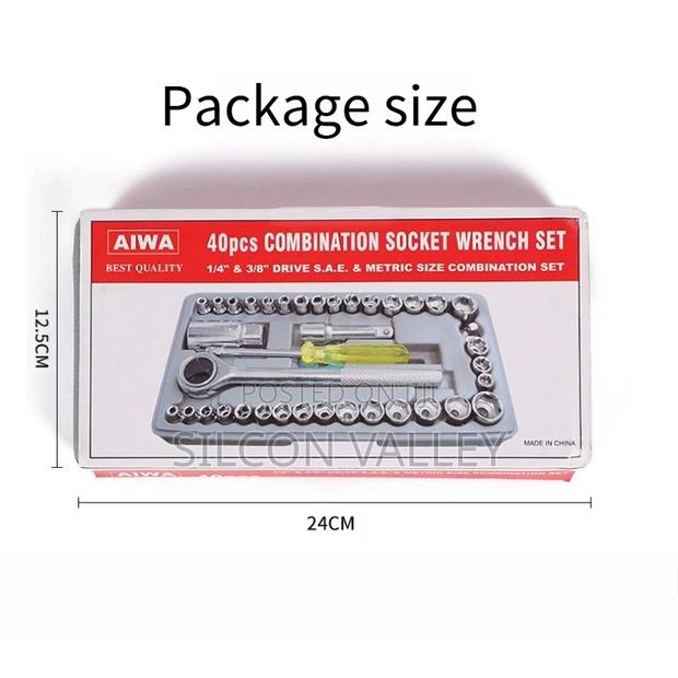 40pcs Socket Ratchet Wrench Set - thumbnail 3