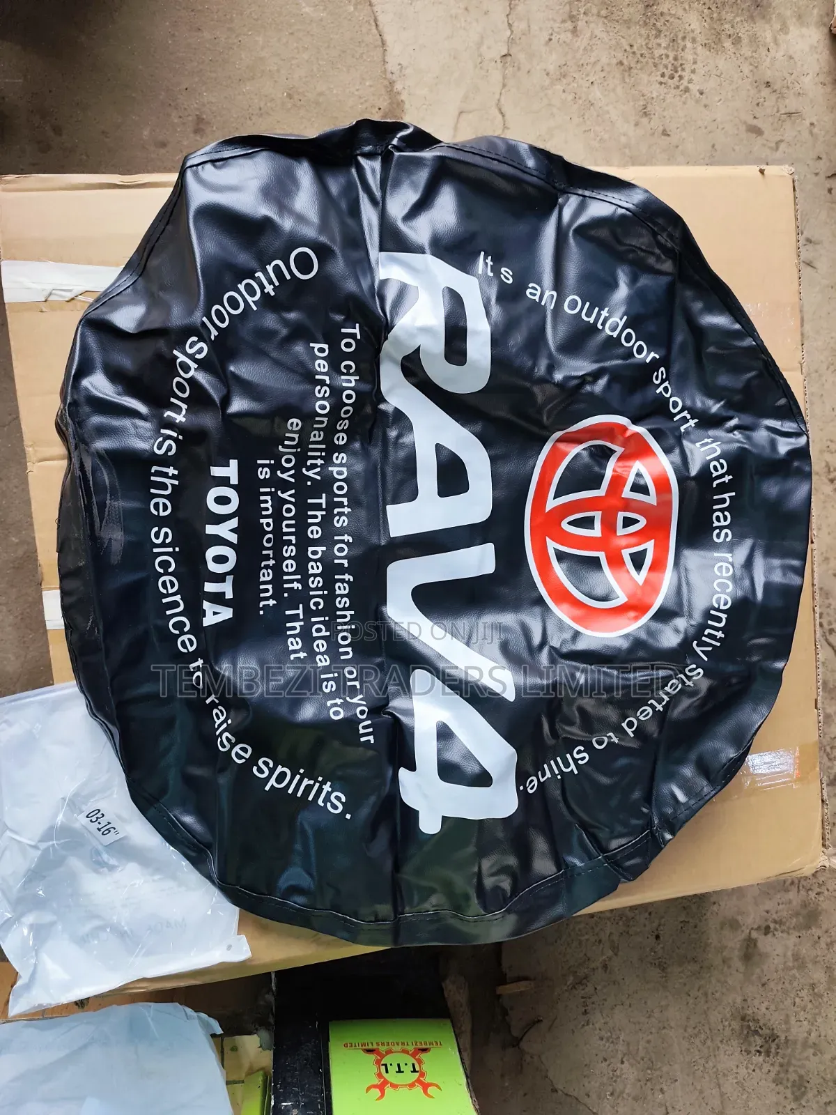 Leather Spare Tire Cover Rav4 Size 16"/17"