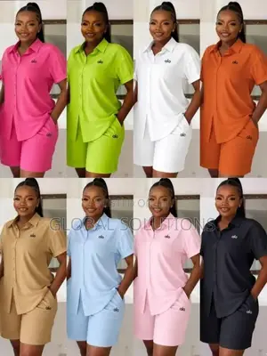Colorful Two-Piece Short Suits