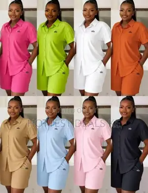 Colorful Two-Piece Short Suits