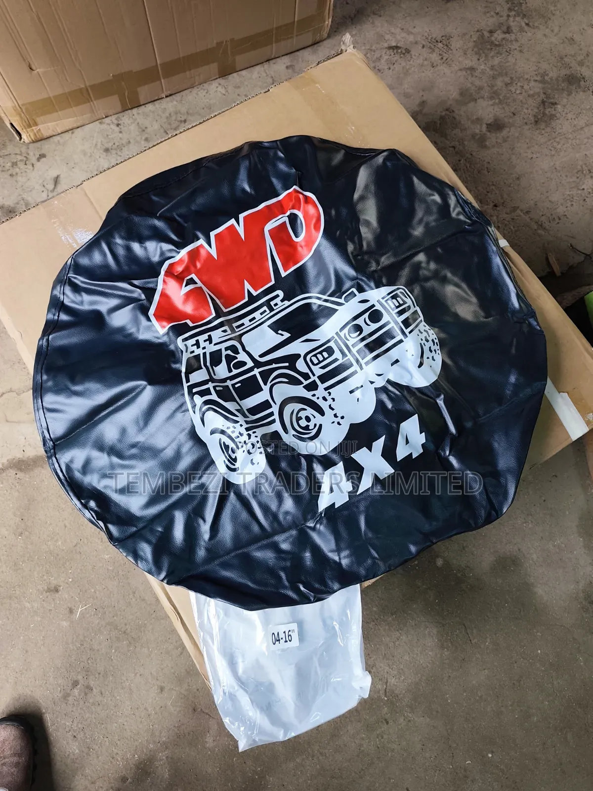 Universal 4wd Leather Spare Tire Cover