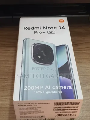 Xiaomi Redmi Note 14 Pro+ 5G 256 GB Black