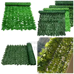 Artificial Boxwood Privacy Fence – Light Green Garden Wall Decor
