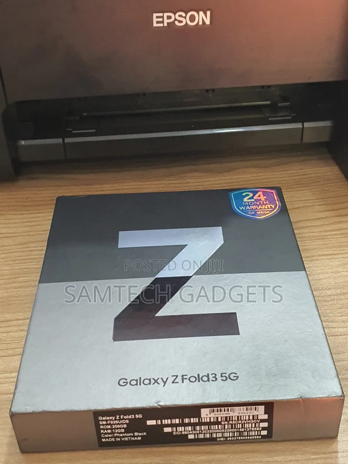 New Samsung Galaxy Z Fold 3 256 GB Blue