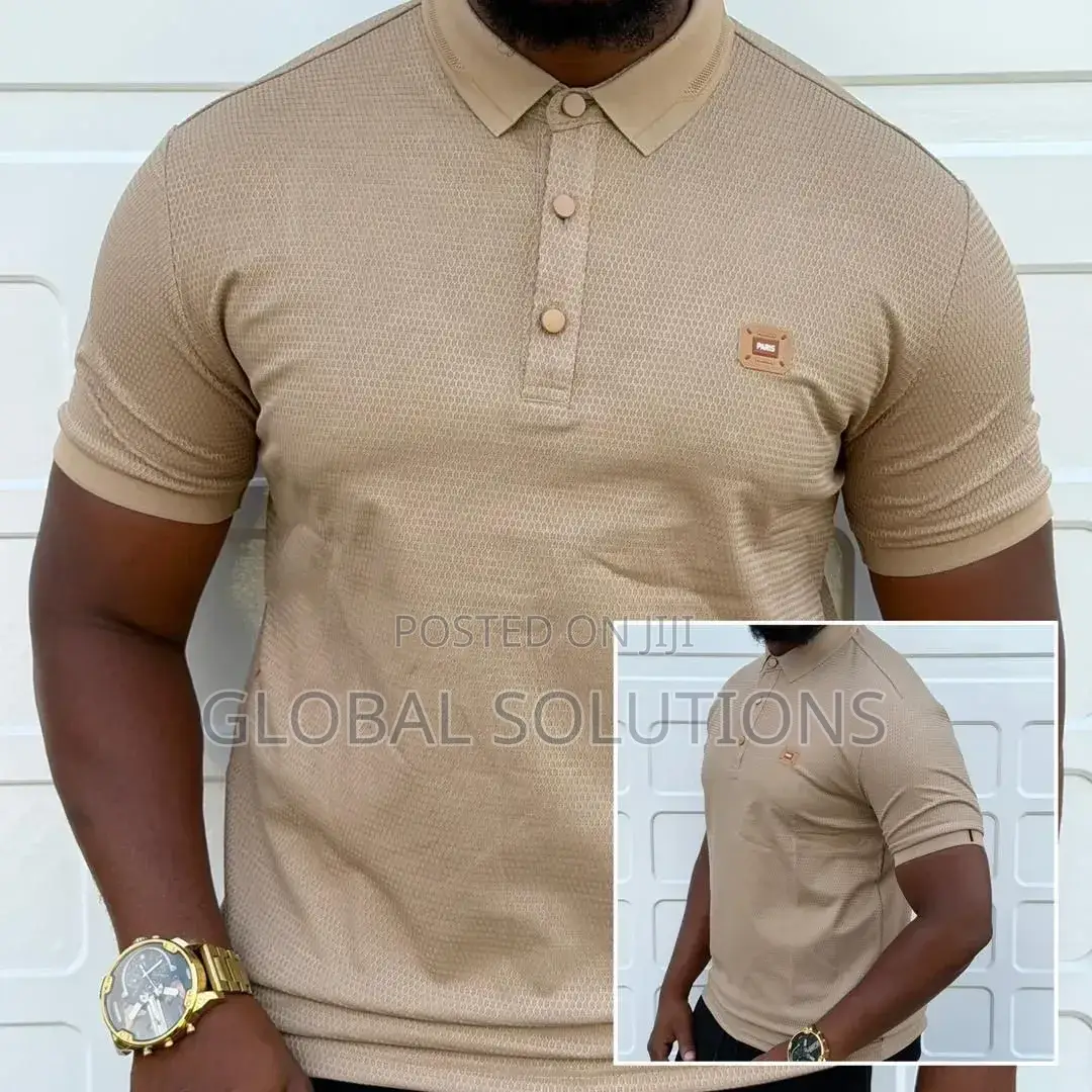 Tan Short-Sleeve Polo Shirt From Boss