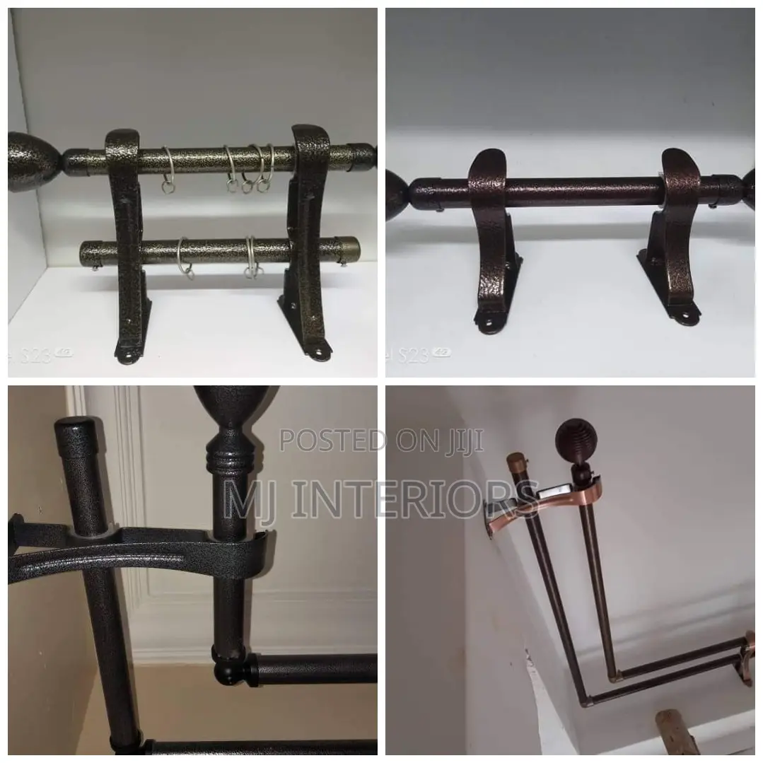 Affordable Jua Kali Window Rods Powder Coated