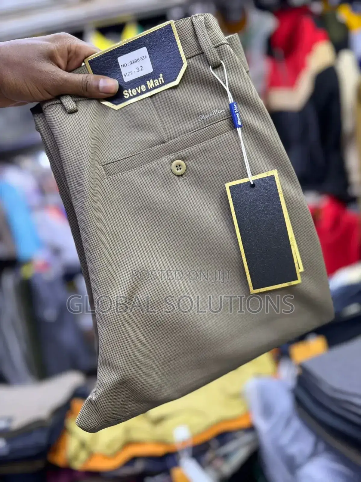 Classic Steve Man Brand Trousers