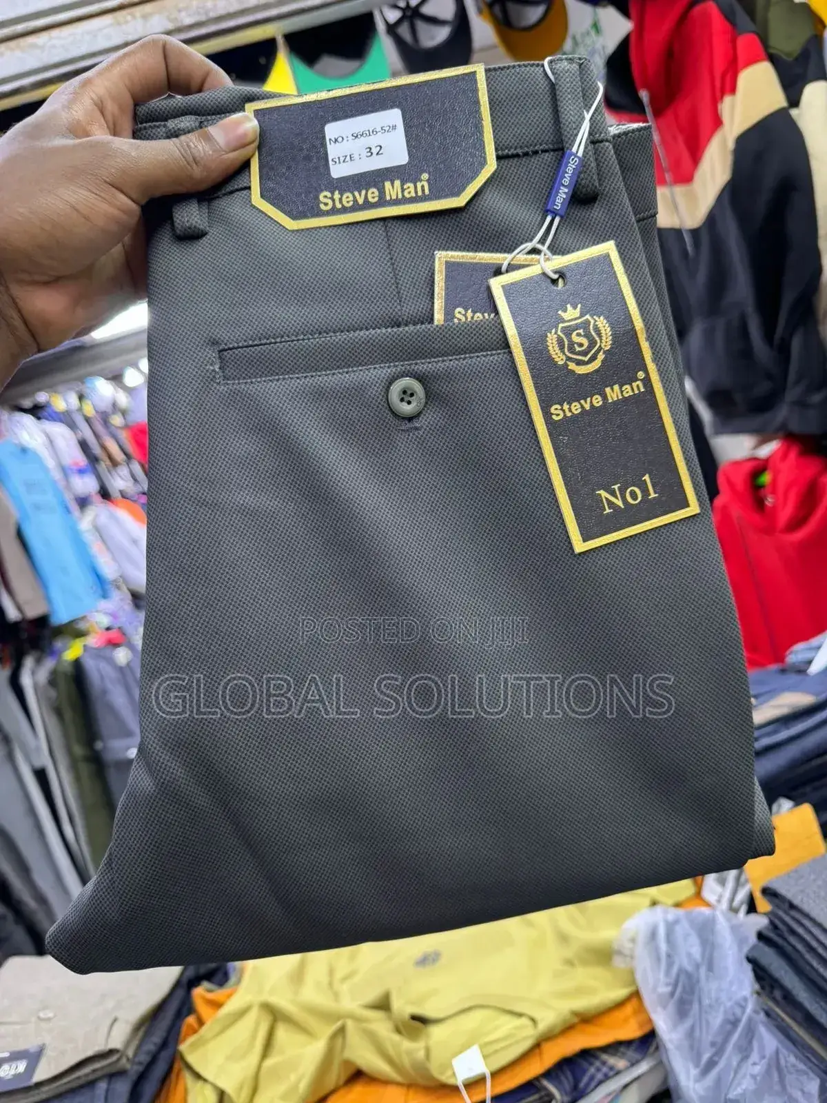Classic Steve Man Brand Trousers