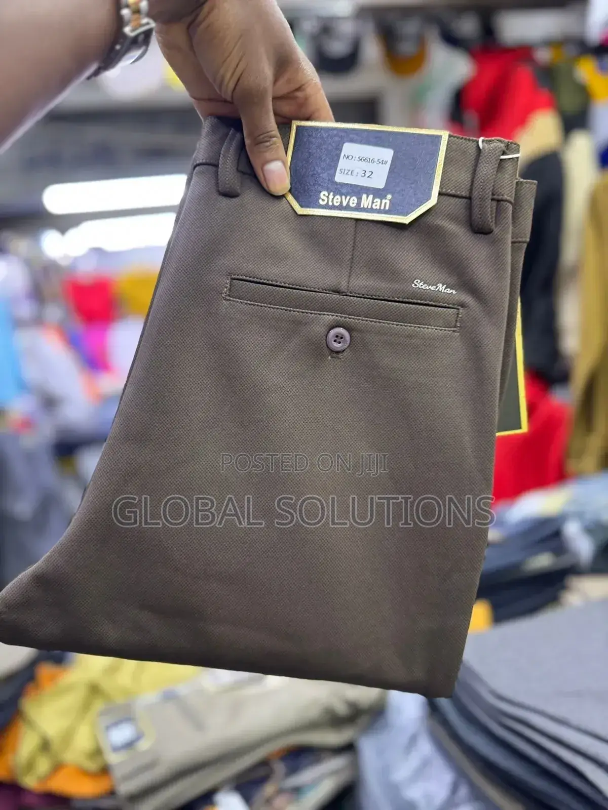 Classic Steve Man Brand Trousers