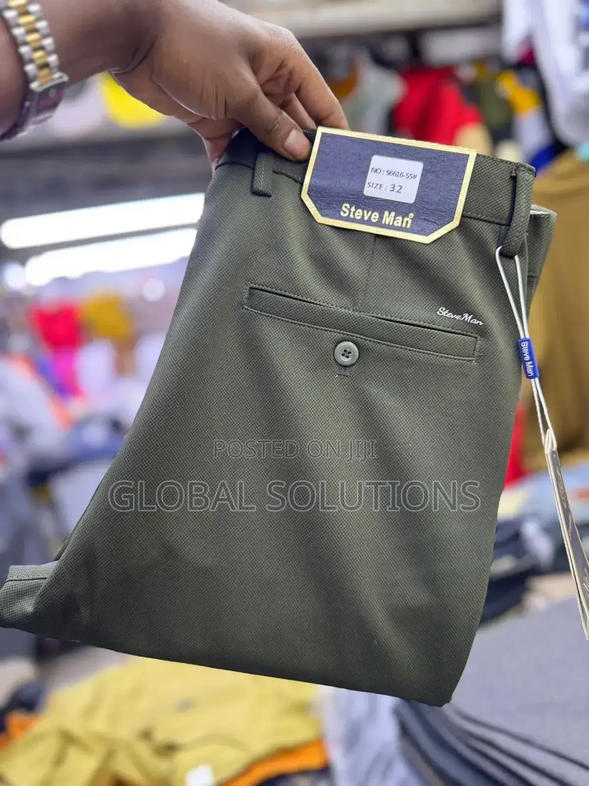 Classic Steve Man Brand Trousers