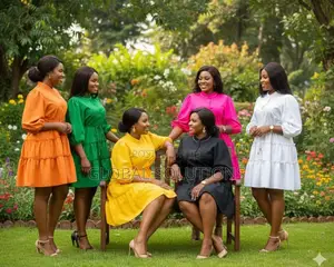 Colorful Tiered Midi Dresses