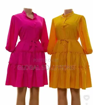 Colorful Tiered Midi Dresses