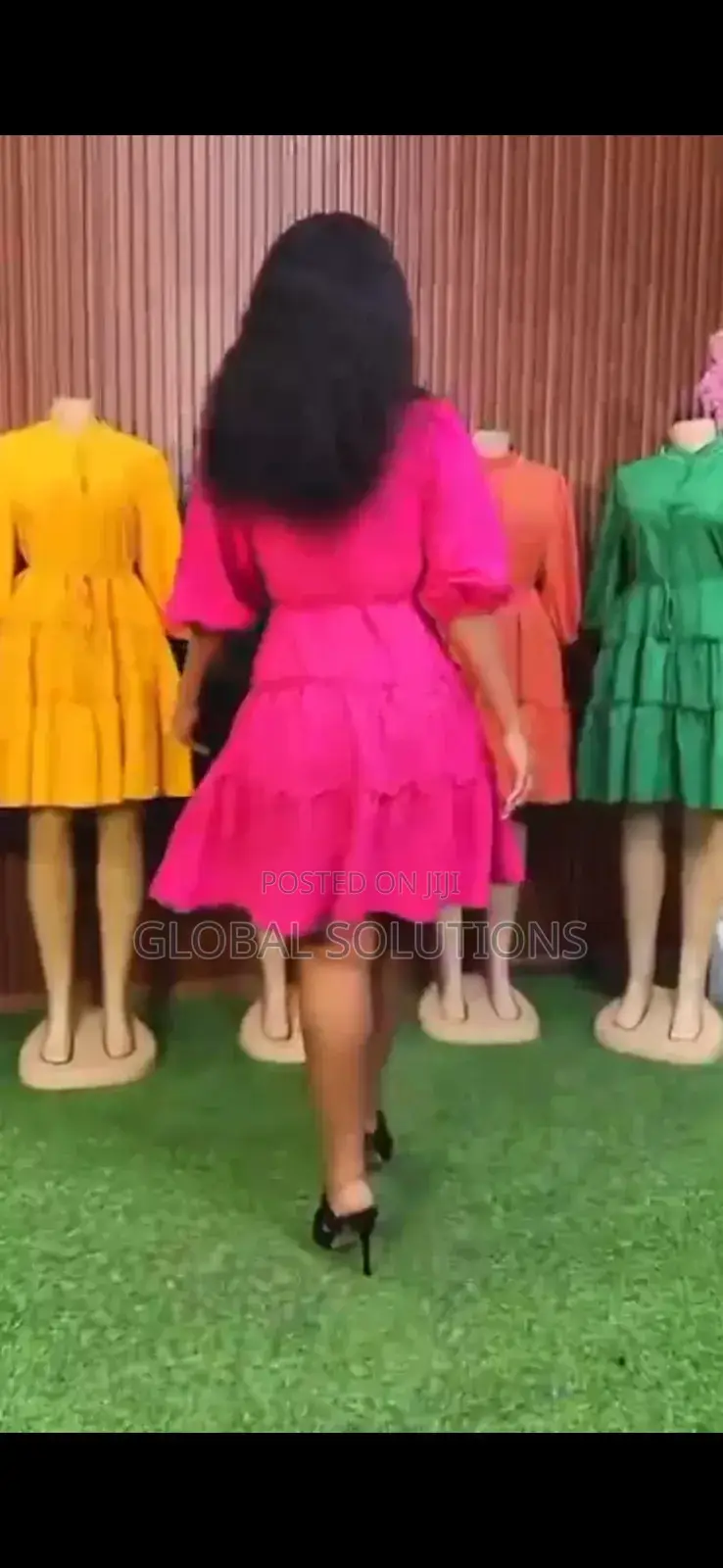 Colorful Tiered Midi Dresses